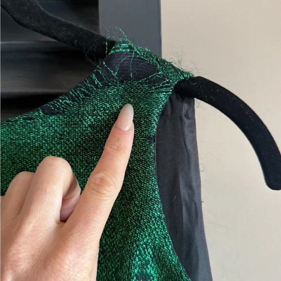 Vintage Green Sleeveless Dress - Picture 2 of 3